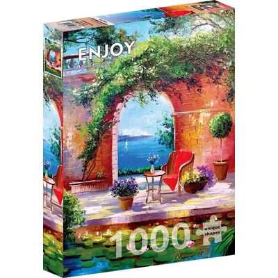 Enjoy Puzzle - 1838 - Sea View Through the Arch - 1000 db-os puzzle
