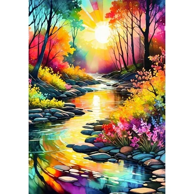 Enjoy 2328 - Spring Stream - 1000 db-os puzzle