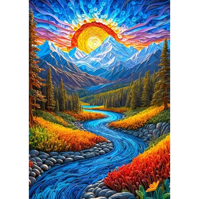 Enjoy 2154 - Sunrise Landscape - 1000 db-os puzzle
