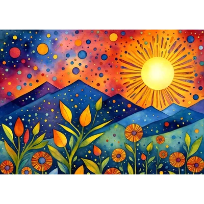 Enjoy 2134 - Sunset Rain - 1000 db-os puzzle