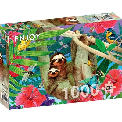 Enjoy Puzzle - 1919 - Sweet Sloths - 1000 db-os puzzle