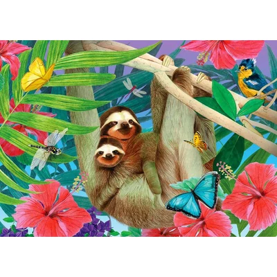 Enjoy Puzzle - 1919 - Sweet Sloths - 1000 db-os puzzle