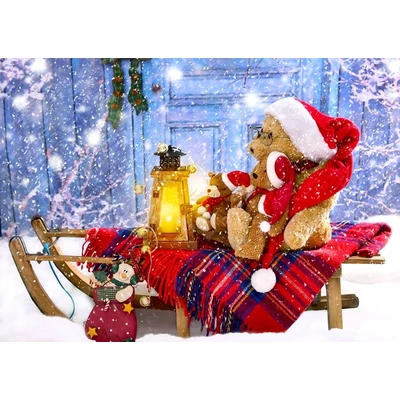 Enjoy 1269 - Teddy Bears with Santa Hats - 1000 db-os puzzle