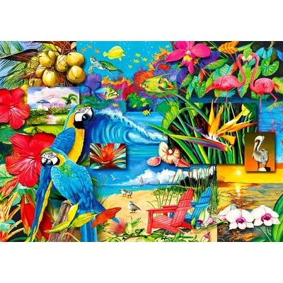 Enjoy Puzzle - 2034 - Tropical Treasures - 1000 db-os puzzle