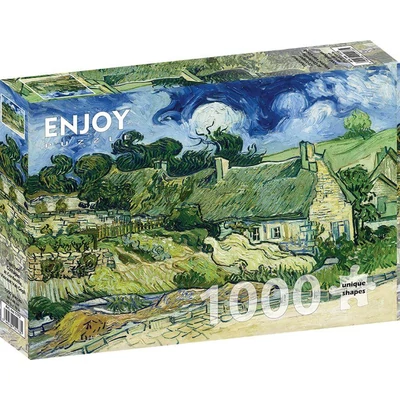 Enjoy 1173 - Vincent Van Gogh: Thatched Cottages at Cordeville - 1000 db-os puzzle