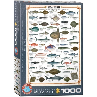 EuroGraphics 6000-0313 - Sea Fish - 1000 db-os puzzle