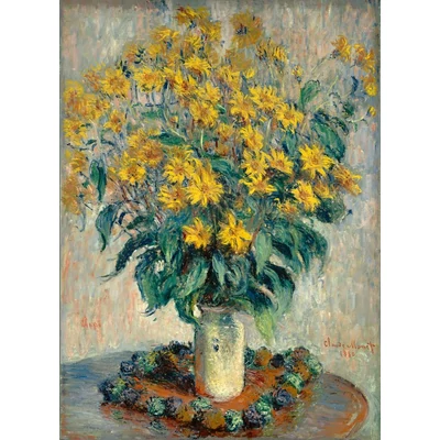 EuroGraphics 6000-0319 - Jerusalem Artichoke Flowers, Monet- 1000 db-os puzzle