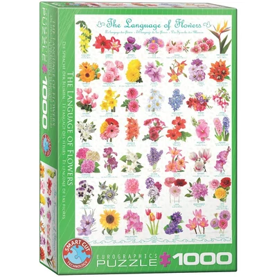 EuroGraphics 6000-0579 - The Language of Flowers - 1000 db-os puzzle