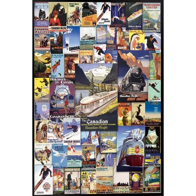 EuroGraphics 6000-0648 - Canadian Pacific - Railroad Adventures - 1000 db-os puzzle