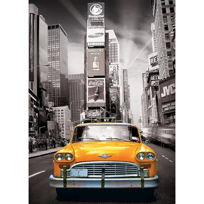 EuroGraphics 6000-0657 - New York City, Yellow Cab - 1000 db-os puzzle