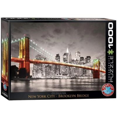 EuroGraphics 6000-0662 - New York City, Brooklyn Bridge - 1000 db-os puzzle