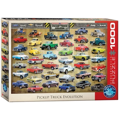 EuroGraphics 6000-0681 - Pickup Truck Evolution - 1000 db-os puzzle
