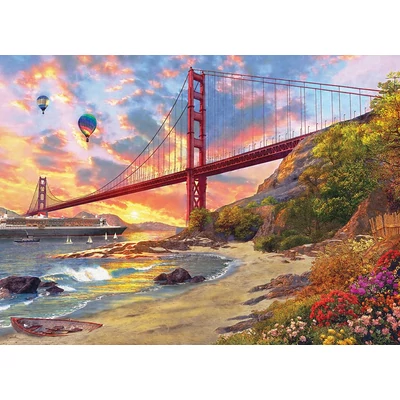EuroGraphics 6000-0697 - Sunset at Baker Beach - 1000 db-os puzzle