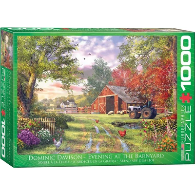 EuroGraphics 6000-0715 - Evening at the Barnyard - 1000 db-os puzzle