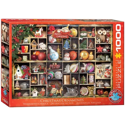 EuroGraphics 6000-0759 - Christmas Ornaments - 1000 db-os puzzle