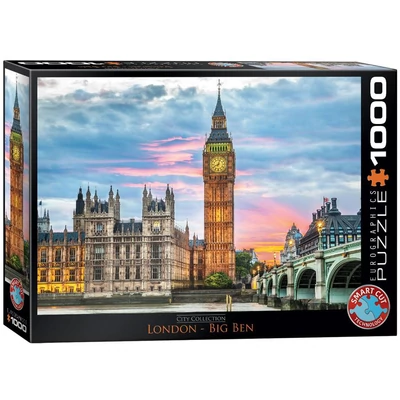 EuroGraphics 6000-0764 - London, Big Ben - 1000 db-os puzzle