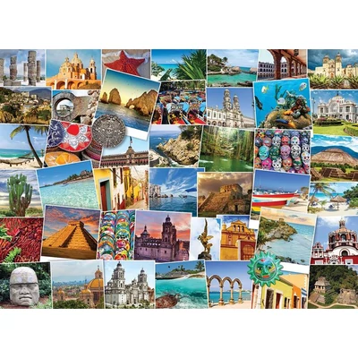 EuroGraphics 6000-0767 - Globetrotter, Mexico - 1000 db-os puzzle