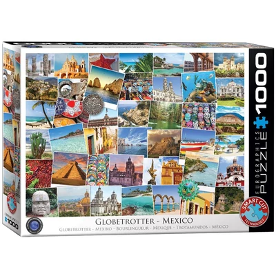EuroGraphics 6000-0767 - Globetrotter, Mexico - 1000 db-os puzzle