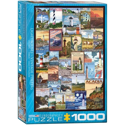 EuroGraphics 6000-0779 - Lighthouses - 1000 db-os puzzle