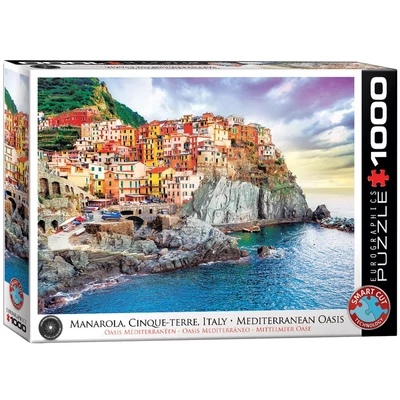 EuroGraphics 6000-0786 - Manarola, Cinque-Terre, Italy - 1000 db-os puzzle