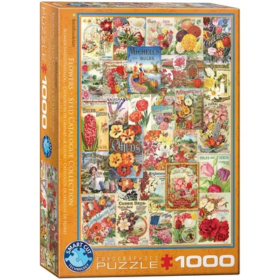 EuroGraphics 6000-0806 - Flowers - 1000 db-os puzzle