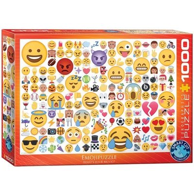EuroGraphics 6000-0816 - Emojipuzzle - 1000 db-os puzzle