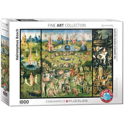 EuroGraphics 6000-0830 - The Garden of Earthly Delights, Bosch - 1000 db-os puzzle