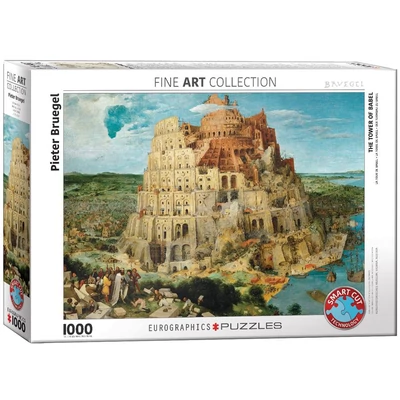 EuroGraphics 6000-0837 - The Tower of Babel, Bruegel - 1000 db-os puzzle