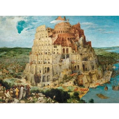 EuroGraphics 6000-0837 - The Tower of Babel, Bruegel - 1000 db-os puzzle