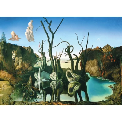 EuroGraphics 6000-0846 - Swans Reflecting Elephants, Dali - 1000 db-os puzzle