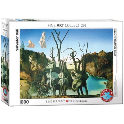EuroGraphics 6000-0846 - Swans Reflecting Elephants, Dali - 1000 db-os puzzle