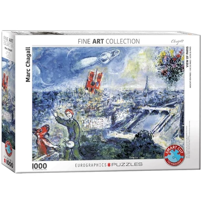 EuroGraphics 6000-0850 - Le Bouquet de Paris, Chagall - 1000 db-os puzzle
