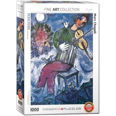 EuroGraphics 6000-0852 - The Blue Violinist, Chagall - 1000 db-os puzzle