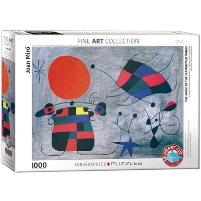 EuroGraphics 6000-0856 - The Smile of the Flamboyant Wings, Miró - 1000 db-os puzzle