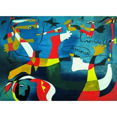 EuroGraphics 6000-0859 - Swallow Love, Miró - 1000 db-os puzzle