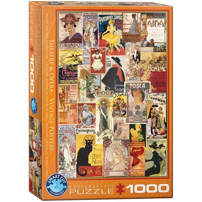 EuroGraphics 6000-0935 - Theatre &amp;amp; Opera - 1000 db-os puzzle