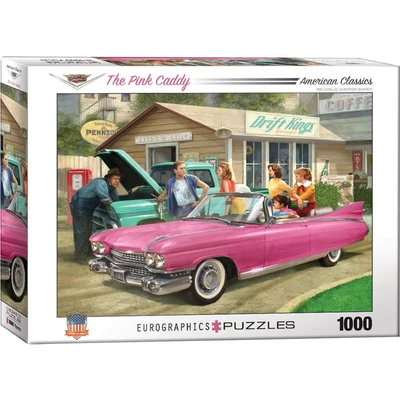 EuroGraphics 6000-0955 - The Pink Caddy - 1000 db-os puzzle