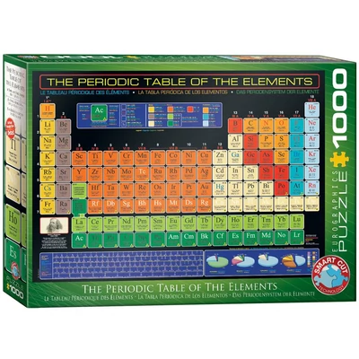 EuroGraphics 6000-1001 - The Periodic Table of the Elements - 1000 db-os puzzle