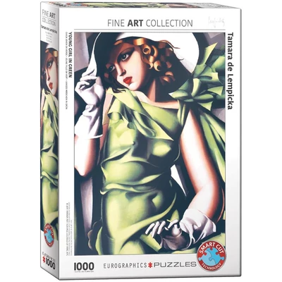 EuroGraphics 6000-1058 - Young Girl in Green, Lempicka - 1000 db-os puzzle
