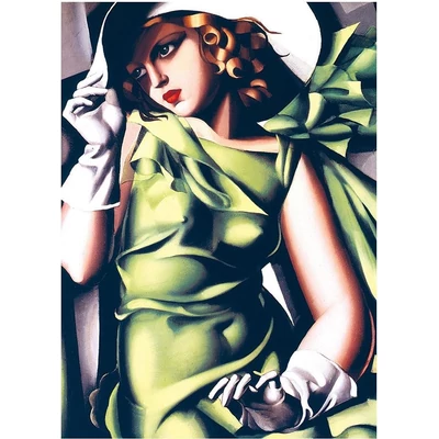 EuroGraphics 6000-1058 - Young Girl in Green, Lempicka - 1000 db-os puzzle