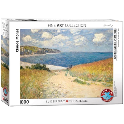 EuroGraphics 6000-1499 - Path through the Wheat Fields, Monet - 1000 db-os puzzle