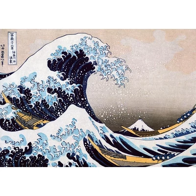 EuroGraphics 6000-1545 - Great Wave of Kanagawa, Hokusai - 1000 db-os puzzle