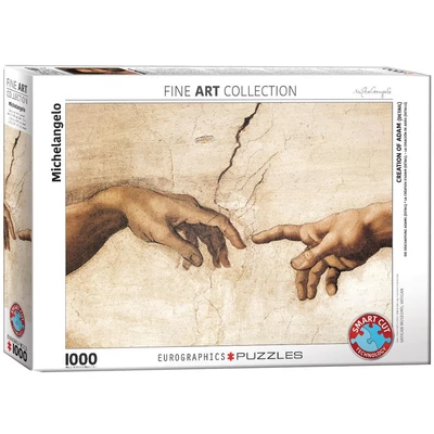 EuroGraphics 6000-2016 - Creation of Adam, Michelangelo - Detail - 1000 db-os puzzle