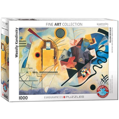 EuroGraphics 6000-3271 - Yellow Red Blue, Kandinsky - 1000 db-os puzzle