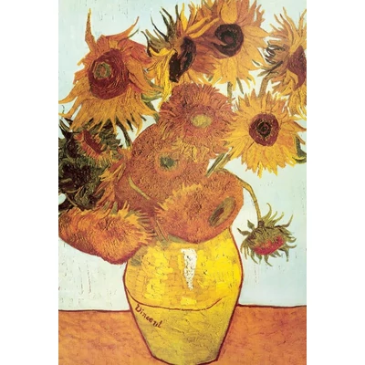 EuroGraphics 6000-3688 - Twelve Sunflowers, Van Gogh - 1000 db-os puzzle