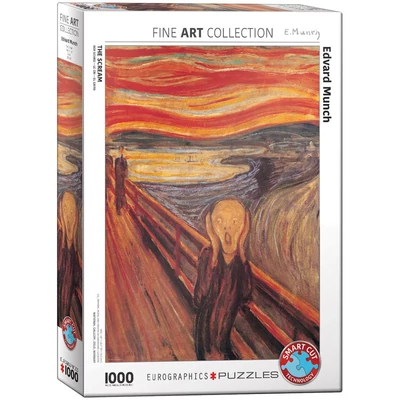 EuroGraphics 6000-4489 - The Scream, Munch - 1000 db-os puzzle