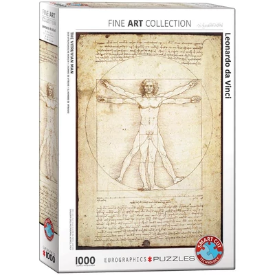 EuroGraphics 6000-5098 - Leonardo Da Vinci - Vitruvius Man - 1000 db-os puzzle
