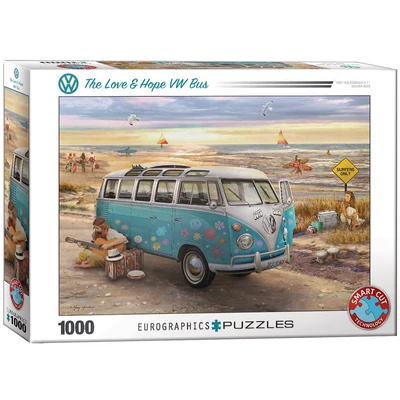 EuroGraphics 6000-5310 - The Love &amp;amp; Hope VW Bus - 1000 db-os puzzle