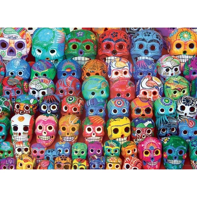 EuroGraphics 6000-5316 - Traditional Mexican Skulls - 1000 db-os puzzle