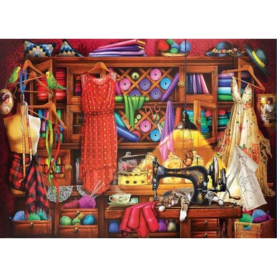 EuroGraphics 6000-5347 - Sewing Room - 1000 db-os puzzle